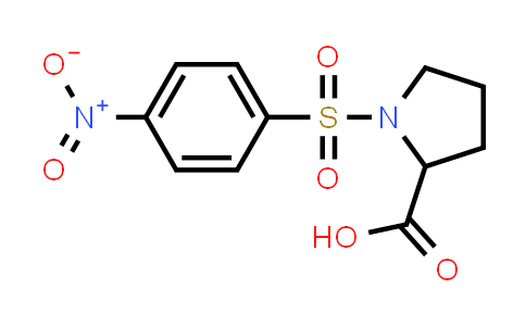 CAS No. 1375313-81-7, 1-(4-nitrobenzenesulfonyl)pyrrolidine-2-carboxylic acid