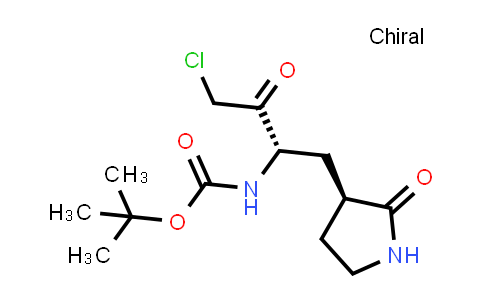 DY858551 | 870153-92-7 | tert-butyl N-[(1S)-3-chloro-2-oxo-1-[[(3S)-2-oxopyrrolidin-3-yl]methyl]propyl]carbamate