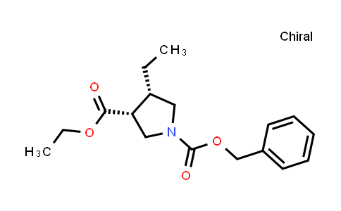 DY858553 | 2306245-20-3 | O1-benzyl O3-ethyl cis-4-ethylpyrrolidine-1,3-dicarboxylate