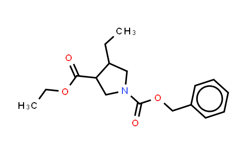 CAS No. 2306274-52-0, O1-benzyl O3-ethyl 4-ethylpyrrolidine-1,3-dicarboxylate