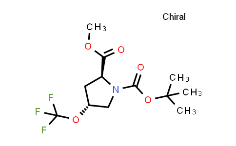 2381879-02-1 | O1-tert-butyl O2-methyl (2S,4R)-4-(trifluoromethoxy)pyrrolidine-1,2-dicarboxylate