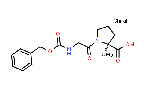 DY858578 | 869001-86-5 | (2S)-1-(2-{[(benzyloxy)carbonyl]amino}acetyl)-2-methylpyrrolidine-2-carboxylic acid