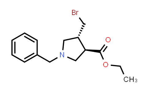 1217186-54-3 | ethyl trans-1-benzyl-4-(bromomethyl)pyrrolidine-3-carboxylate