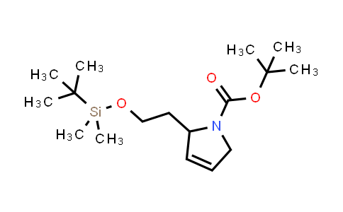 DY858586 | 2597332-17-5 | tert-butyl 2-[2-[tert-butyl(dimethyl)silyl]oxyethyl]-2,5-dihydropyrrole-1-carboxylate