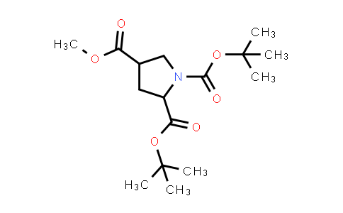 MC858587 | 2306263-87-4 | O1,O2-ditert-butyl O4-methyl pyrrolidine-1,2,4-tricarboxylate