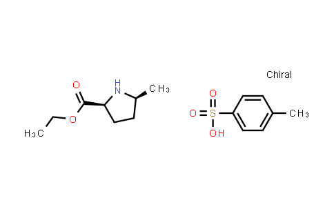 CAS No. 1844064-27-2, ethyl (2S,5S)-5-methylpyrrolidine-2-carboxylate;4-methylbenzenesulfonic acid