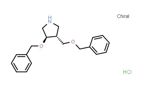 CAS No. 635319-11-8, (3R,4R)-3-(benzyloxy)-4-[(benzyloxy)methyl]pyrrolidine hydrochloride