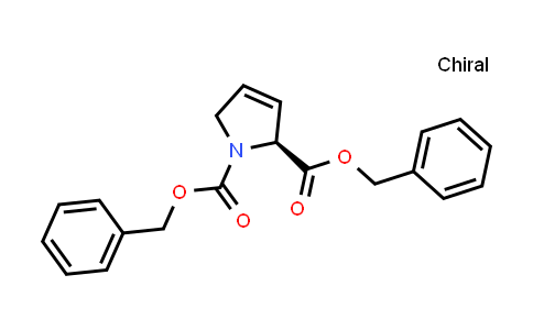 CAS No. 159551-89-0, 1,2-dibenzyl (2S)-2,5-dihydro-1H-pyrrole-1,2-dicarboxylate
