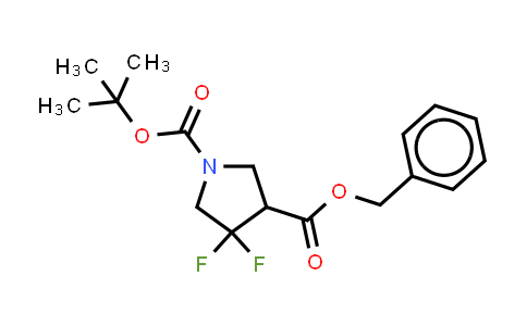 CAS No. 2306278-46-4, O3-benzyl O1-tert-butyl 4,4-difluoropyrrolidine-1,3-dicarboxylate