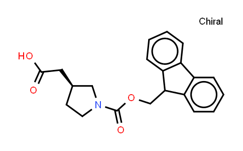 CAS No. 2137082-40-5, 2-[(3S)-1-(9H-fluoren-9-ylmethoxycarbonyl)pyrrolidin-3-yl]acetic acid