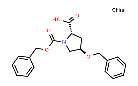 CAS No. 73004-31-6, (2S,4R)-4-(benzyloxy)-1-[(benzyloxy)carbonyl]pyrrolidine-2-carboxylic acid