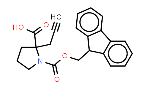 CAS No. 2138510-43-5, 1-(9H-fluoren-9-ylmethoxycarbonyl)-2-prop-2-ynyl-pyrrolidine-2-carboxylic acid