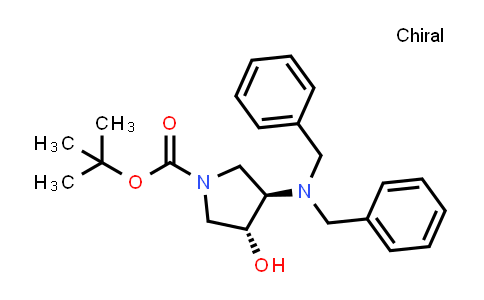 DY858635 | 1462379-64-1 | tert-butyl (3R,4R)-3-(dibenzylamino)-4-hydroxy-pyrrolidine-1-carboxylate