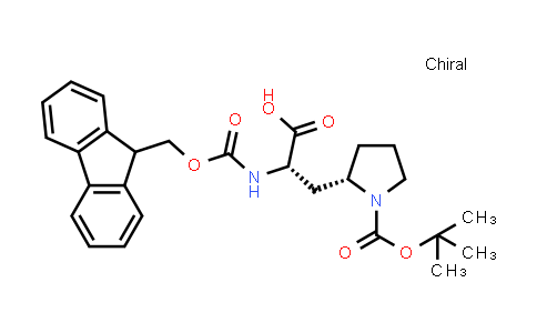 DY858649 | 206060-57-3 | (2S)-3-[(2S)-1-tert-butoxycarbonylpyrrolidin-2-yl]-2-(9H-fluoren-9-ylmethoxycarbonylamino)propanoic acid