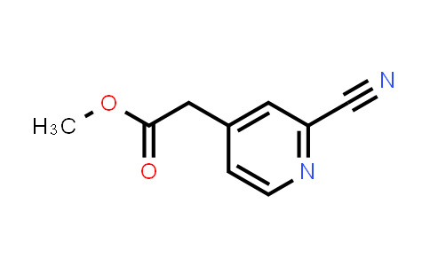 MC858690 | 1000342-90-4 | methyl 2-(2-cyano-4-pyridyl)acetate