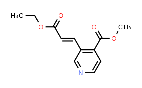 2970245-12-4 | methyl 3-[(E)-3-ethoxy-3-oxo-prop-1-enyl]pyridine-4-carboxylate