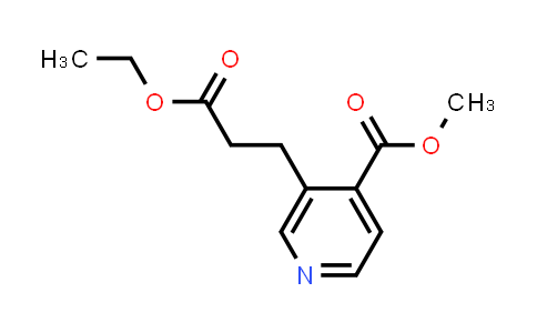 19608-41-4 | methyl 3-(3-ethoxy-3-oxopropyl)pyridine-4-carboxylate