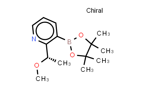 MC858803 | 2641451-45-6 | 2-[(1S)-1-methoxyethyl]-3-(4,4,5,5-tetramethyl-1,3,2-dioxaborolan-2-yl)pyridine