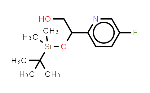 2816913-53-6 | 2-[tert-butyl(dimethyl)silyl]oxy-2-(5-fluoro-2-pyridyl)ethanol