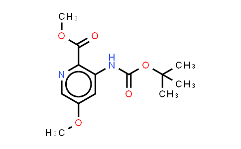 MC858822 | 1211592-51-6 | methyl 3-(tert-butoxycarbonylamino)-5-methoxy-pyridine-2-carboxylate