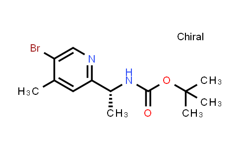 2411591-35-8 | tert-butyl N-[(1R)-1-(5-bromo-4-methyl-2-pyridyl)ethyl]carbamate