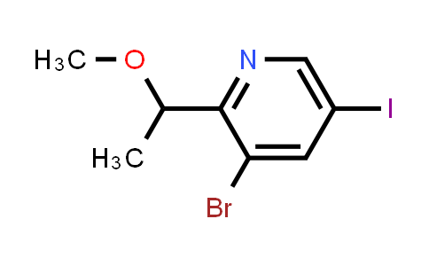 MC858837 | 2940951-09-5 | 3-bromo-5-iodo-2-(1-methoxyethyl)pyridine