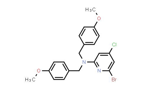 2803280-84-2 | 6-bromo-4-chloro-N,N-bis[(4-methoxyphenyl)methyl]pyridin-2-amine