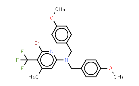 MC858849 | 2411793-14-9 | 6-bromo-N,N-bis[(4-methoxyphenyl)methyl]-4-methyl-5-(trifluoromethyl)pyridin-2-amine