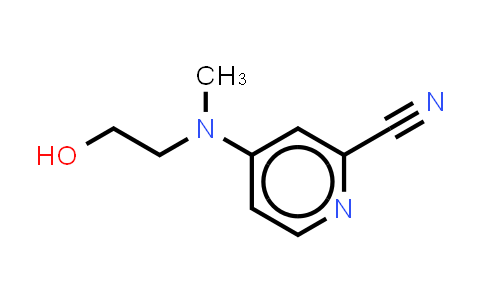 1341051-97-5 | 4-[(2-hydroxyethyl)(methyl)amino]pyridine-2-carbonitrile