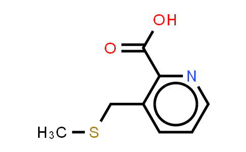 CAS No. 1342692-51-6, 3-[(methylsulfanyl)methyl]pyridine-2-carboxylic acid