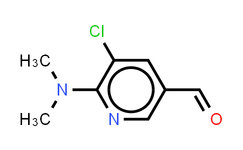 CAS No. 1289039-69-5, 5-chloro-6-(dimethylamino)pyridine-3-carbaldehyde