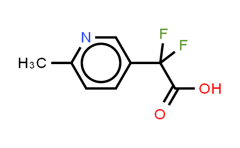 CAS No. 1342509-23-2, 2,2-difluoro-2-(6-methylpyridin-3-yl)acetic acid