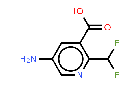 CAS No. 1806760-66-6, 5-amino-2-(difluoromethyl)pyridine-3-carboxylic acid