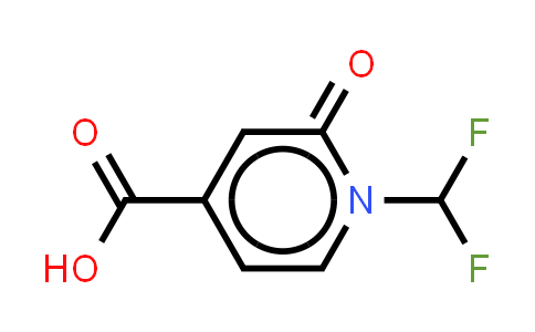 CAS No. 1263177-68-9, 1-(difluoromethyl)-2-oxo-1,2-dihydropyridine-4-carboxylic acid