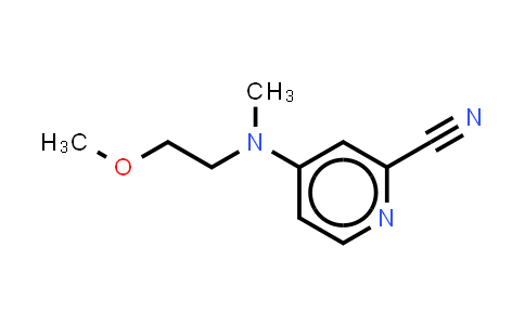 1342241-76-2 | 4-[(2-methoxyethyl)(methyl)amino]pyridine-2-carbonitrile