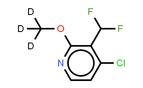 MC859767 | 2251033-96-0 | 4-chloro-3-(difluoromethyl)-2-(trideuteriomethoxy)pyridine
