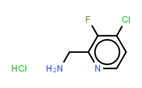 CAS No. 1646565-99-2, 1-(4-chloro-3-fluoropyridin-2-yl)methanamine hydrochloride