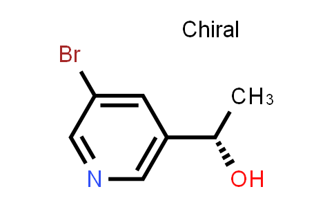 CAS No. 1108727-07-6, (1S)-1-(5-bromopyridin-3-yl)ethan-1-ol
