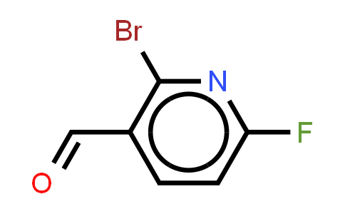 CAS No. 1227489-86-2, 2-bromo-6-fluoro-pyridine-3-carbaldehyde