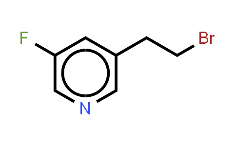 CAS No. 1251117-02-8, 3-(2-bromoethyl)-5-fluoropyridine