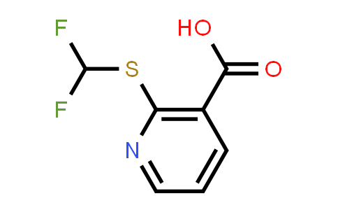 852706-16-2 | 2-[(difluoromethyl)sulfanyl]pyridine-3-carboxylic acid