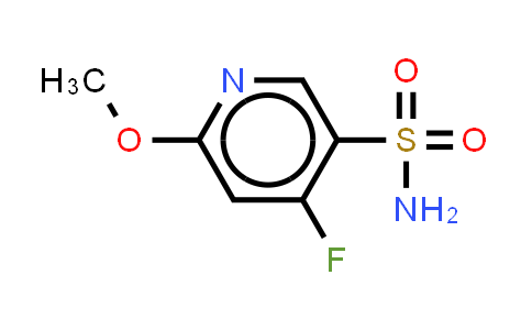 2306265-42-7 | 4-fluoro-6-methoxy-pyridine-3-sulfonamide