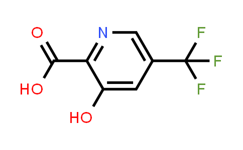 CAS No. 1806579-86-1, 3-hydroxy-5-(trifluoromethyl)pyridine-2-carboxylic acid