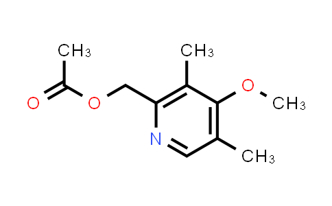 91219-90-8 | (4-methoxy-3,5-dimethyl-2-pyridyl)methyl acetate