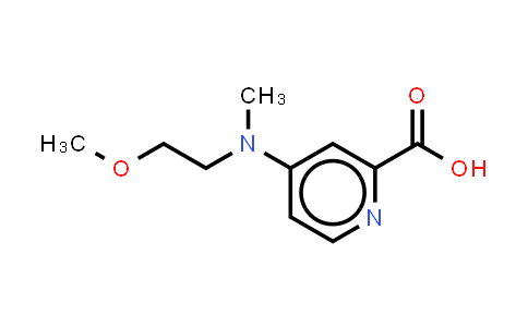 1249776-67-7 | 4-[(2-methoxyethyl)(methyl)amino]pyridine-2-carboxylic acid
