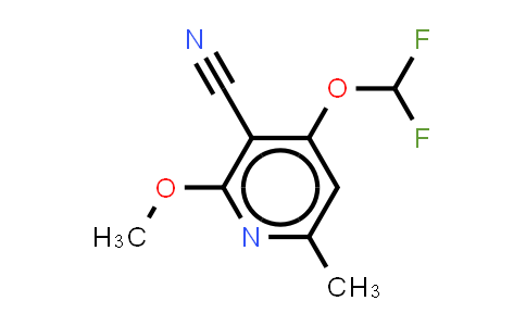 CAS No. 1450662-10-8, 4-(difluoromethoxy)-2-methoxy-6-methylpyridine-3-carbonitrile