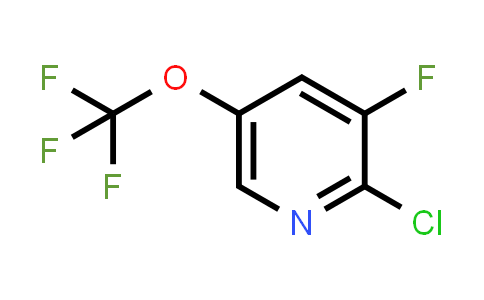 CAS No. 1361841-92-0, 2-chloro-3-fluoro-5-(trifluoromethoxy)pyridine