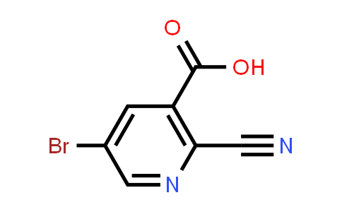 914637-97-1 | 3-Pyridinecarboxylic acid, 5-bromo-2-cyano-