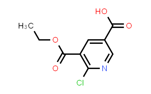 1491150-55-0 | 6-氯-5-(乙氧羰基)吡啶-3-羧酸