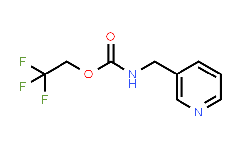 CAS No. 877825-75-7, 2,2,2-trifluoroethyl N-[(pyridin-3-yl)methyl]carbamate